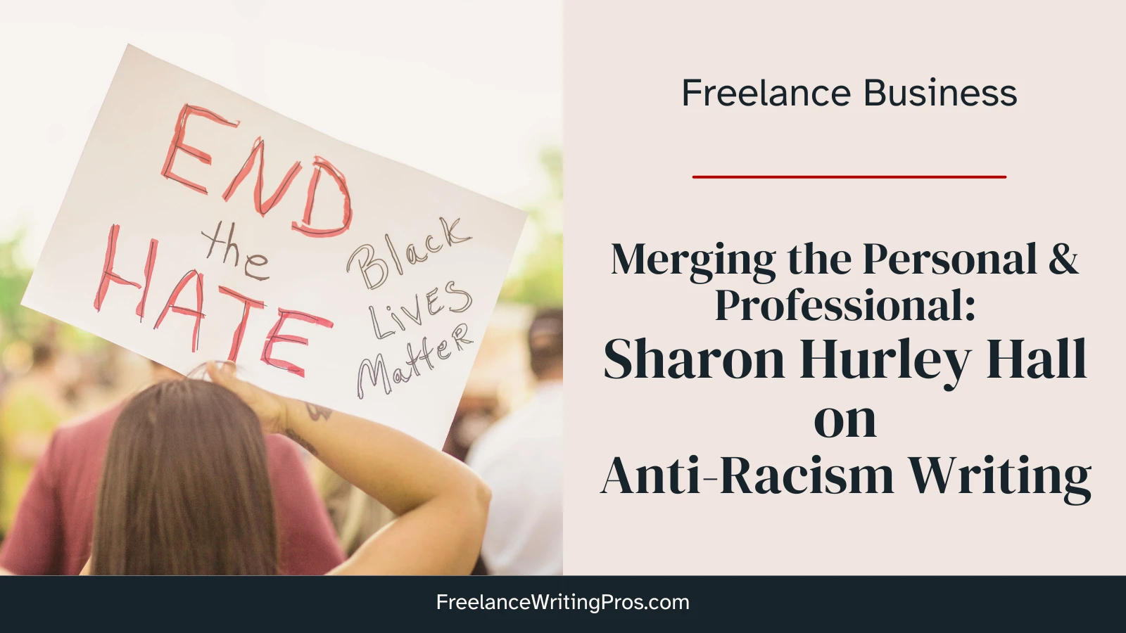 Merging the personal and professional - Sharon Hurley Hall on Anti-racism writing