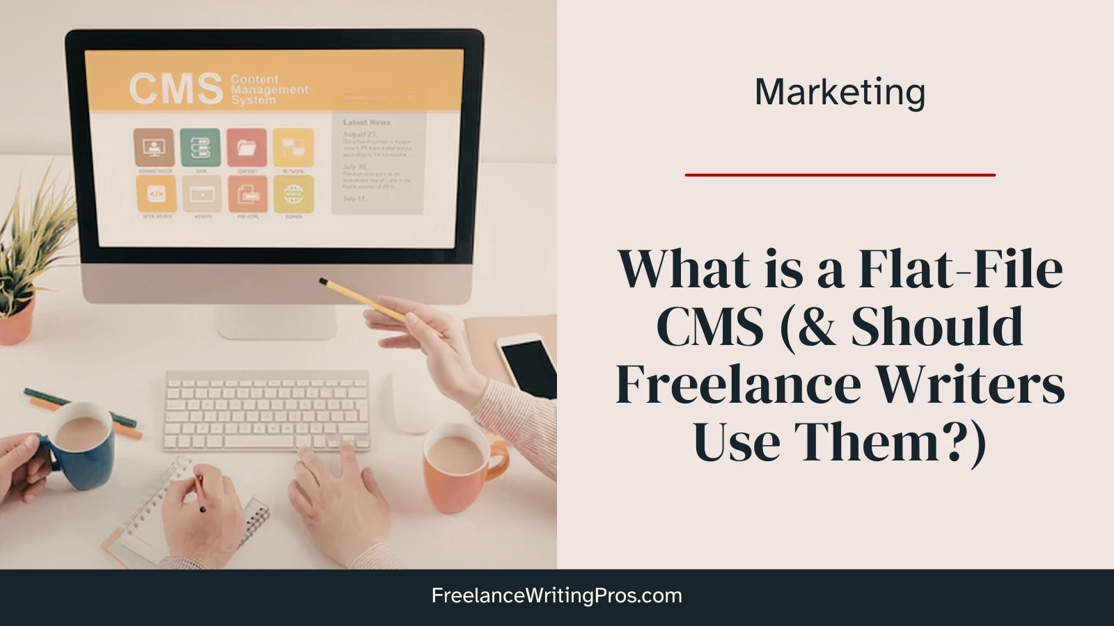 What is a flat-file CMS?
