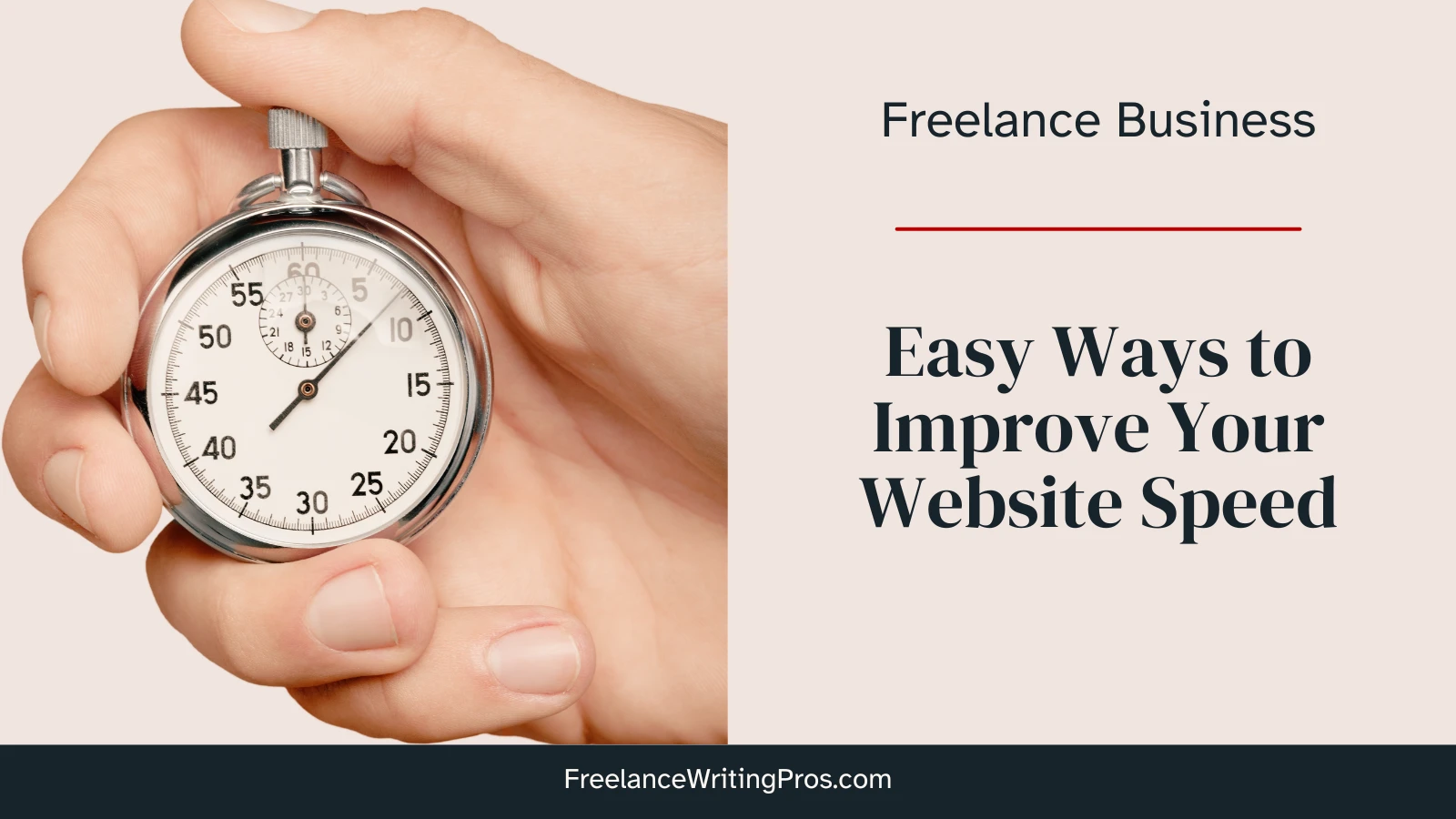 Easy ways to improve your website speed