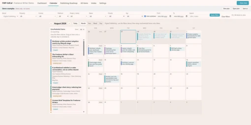 Try My Publishing Planner & Editorial Calendar App: Custom Business Tools as a Practical AI Use Case for Freelancers
